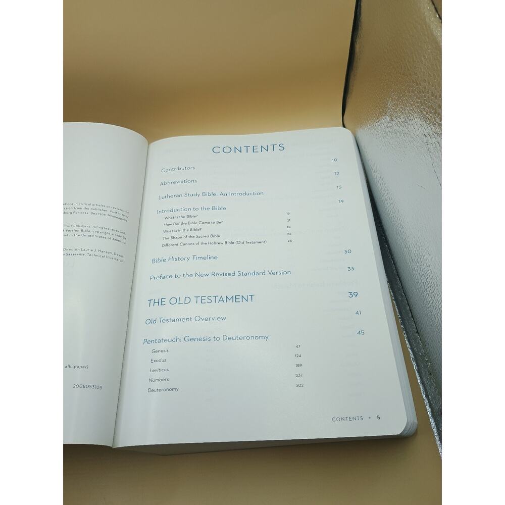 Lutheran Study Bible-NRSV - Paperback By Augsburg Fortress Publishing - GOOD - Picture 9 of 9